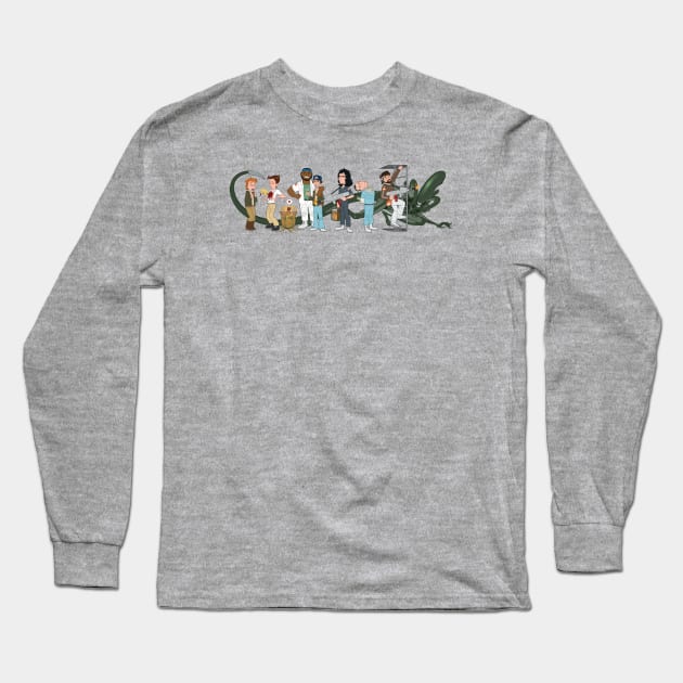 Alien: The Animated Series Long Sleeve T-Shirt by TomMcWeeney